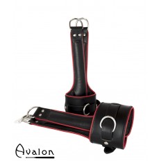AVALON - LEVITATION - Suspension Cuffs - Sort og Rød