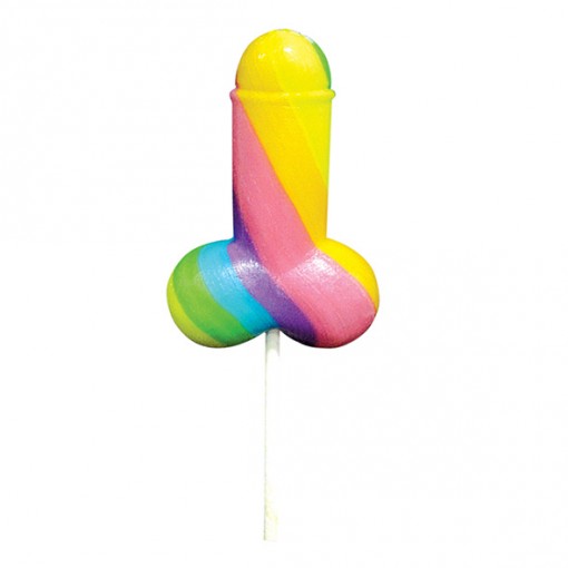 Rainbow Cock Pops - Kjærlighet på Pinne - Tuttifrutti