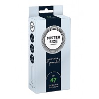 Mister Size – 47mm – 10stk Tynne Kondomer