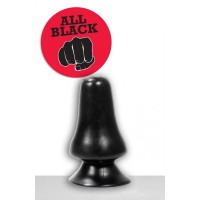 All Black - AB 39 Buttplug med Sugekopp