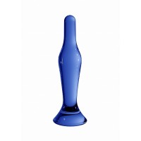Chrystalino Flask - Blå glassdildo