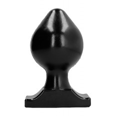 All Black - Dråpeformet Buttplug med solid base 